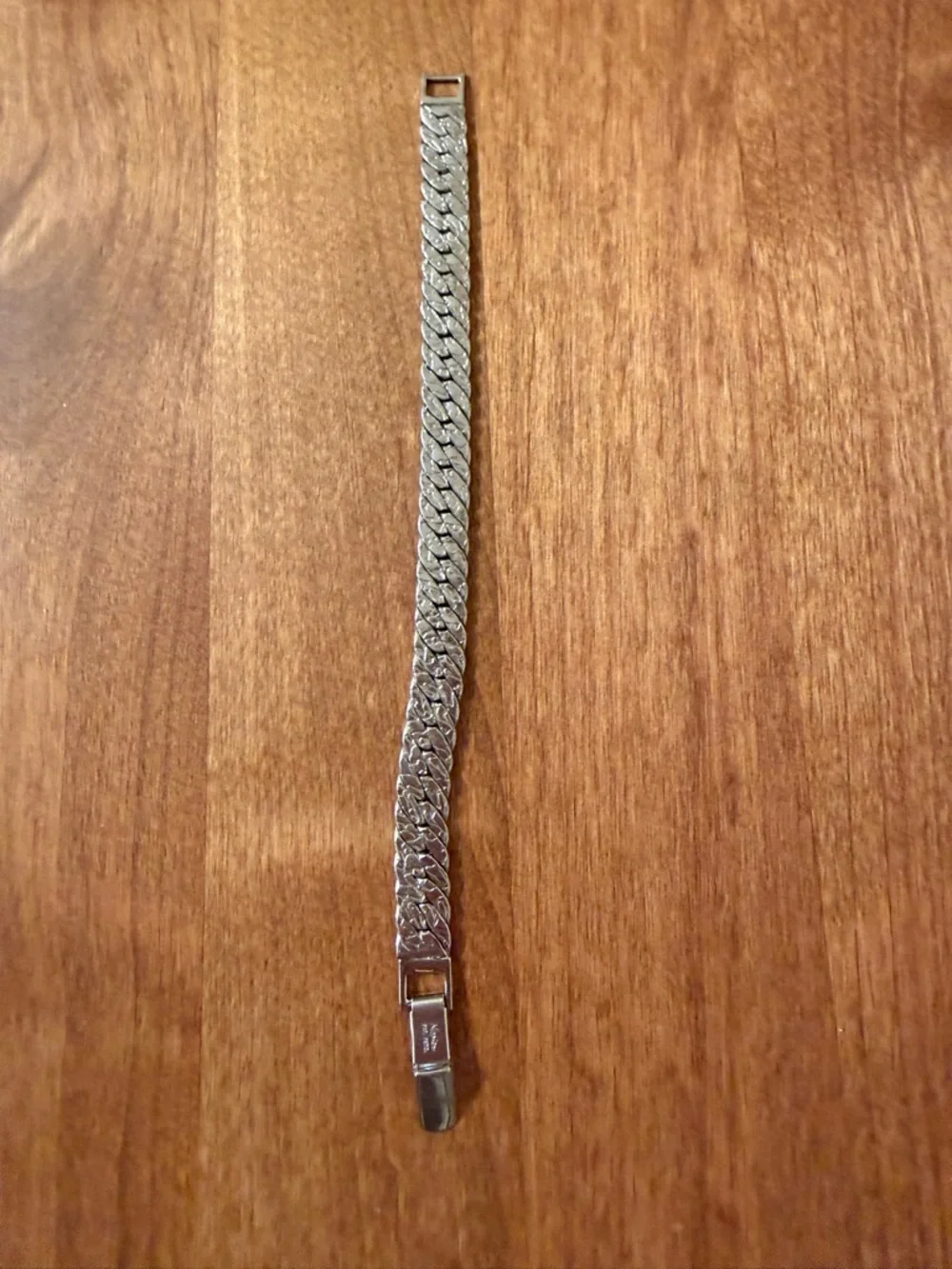 Napier Women’s Textured Silver Link Bracelet Vintage 7” - Picture 4 of 7